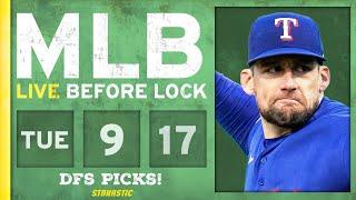 MLB DFS Picks Today 9/17/24: DraftKings, FanDuel & PrizePicks Baseball Lineups | Live Before Lock