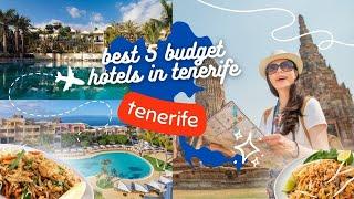 best 5 budget hotels in tenerife l Tenerife's Best Budget Hotels  #besthotels #travel #tenerife