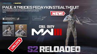 How to unlock Dune Paul Skin Modern Warfare 3 and warzone season 2 reloaded