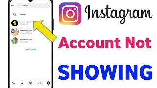 Instagram Account Search Me Nhi Aa Rha Hai // Instagram Account Not Showing Up in Search