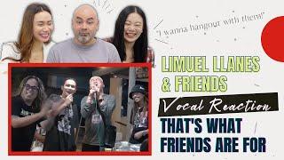 Limuel Llanes & Friends Singing in Filipino Dinner KARAOKE | That's What Friends Are For | REACTION