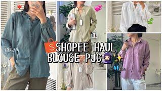 SHOPEE HAUL BLOUSE HIJAB FRIENDLY MURAH BERKUALITAS PART 3 | WAJIB PUNYA!