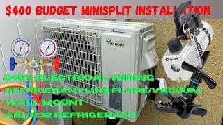 How to Install Budget Mini Split Air Conditioner | Yitahome AUX | R32 A2L Refrigerant