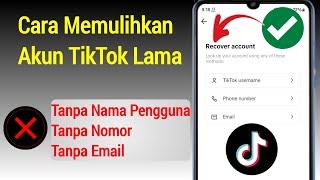 Cara Memulihkan Akun TikTok Tanpa Email atau Nomor (Update 2024)