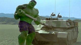 Hulk vs Tanks - Hulk Smash Scene - Hulk (2003) Movie CLIP HD