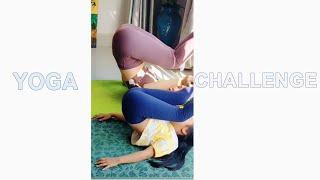 Yoga training day | Mom & Little challenge | Gymnast at home routine, EP43