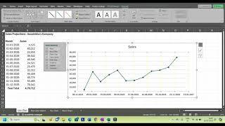How to Create a Line Chart in MS Excel | Essential MS Excel Tips & Shortcuts