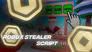 PLS DONATE SCRIPT  | ROBUX STEALER SCRIPT (WINTER UPDATE️️)