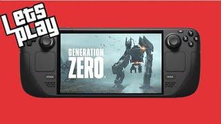 Generation Zero Steam Deck Gameplay