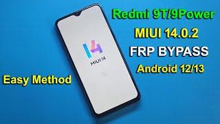 Redmi MIUI 14.0.2 FRP Bypass Android 12/13 - No Second Space/No Mi Backup | Google Account Unlock