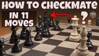 How To Checkmate in 11 Moves | Win Chess 3D Animation