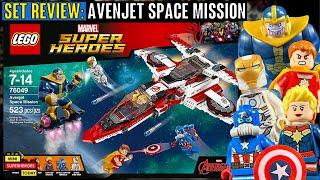 LEGO Marvel AVENJET SPACE MISSION Set 76049 Review