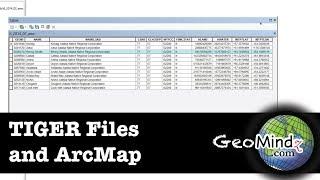 GIS Fundamentals and Mapping (Lab): TIGER Files and ArcMap