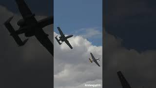 A-10 and P-51. Reno Air Show. Saturday. 2023.