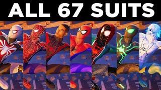 ALL 67 Spider-Man Suits (Every Suit + Including Miles Morales Suit) Spider-Man PC Remastered