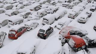 Drivers freeze in cars: Snow apocalypse hits Turkey, paralyzing Europe