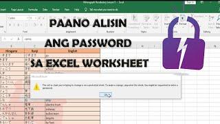 The cell or chart you're trying to change is on a protected sheets,unprotect the sheet TAGALOG %