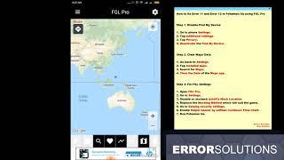 Solve Pokemon Go Error 11 - How to fix error 12 using FGL pro for POGO