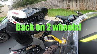 Icemanfiveoh motovlog 074-Gas station run 3 weeks after knee surgery