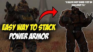 EASY way to STACK Power Armor in Fallout 76 (GOD MODE)  #fallout76 #fallout76pvp