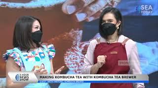 How to make Kombucha Tea Live @SEA Today News Studio