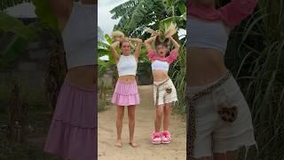 How did she do that? @Belitskay #twins #dance #viral #travel