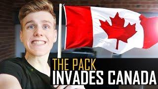 THE PACK INVADES CANADA! | Ski Trip Vlog #1