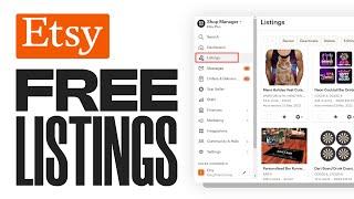 How To Get Free Etsy Listings in 2024 (Complete Tutorial)