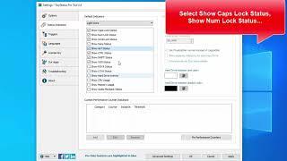 How to get Onscreen Caps lock Indicator (Caps lock, num lock, and scroll lock) in the system tray