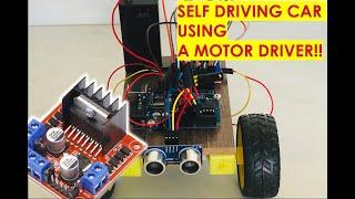 Self Driving Car (Arduino+L298n Driver)