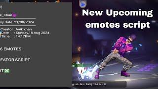 New Upcoming emotes script obb46 || Scripts De Emotes Visible freefire || ff new emote hack 2024