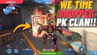 I Teamed Up With SIG Clan To Time Drop PK Clan | Mech Arena | CPC Gameplay