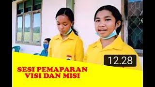 Sesi pemaparan Visi dan Misi Dalam Proses Pemilihan Ketua dan Wakil Ketua OSIS SMPK SADAR RANGGU