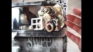 Shabby Chic/Vintage Altered Configuration Box