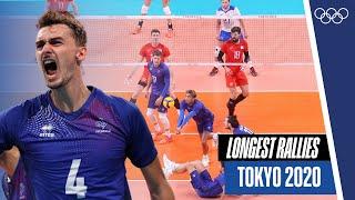 Longest Volleyball Rallies at Tokyo 2020! 