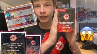 Fußballkarten Opening Eintracht Frankfurt Panini Box￼ mit einem garantierten Autogramm.￼