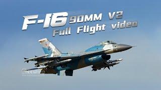 Freewing F-16 90mm V2 full flight video