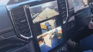 2023 Ford Ranger external (caravan) camera integration on factory Sync4 screen.