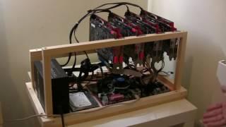 DIY Build - 6 X GPU Wooden Mining Rig Frame