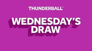 The National Lottery Thunderball draw results from Wednesday 01 January 2025