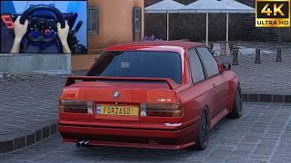 1200HP BMW E30 M3 driving l Forza Horizon 5 l Steering wheel + shifter l Gameplay