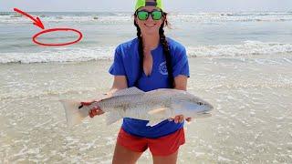 How To Catch Big Redfish From The Beach (Structure, Bait, & Rigs)