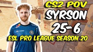 CS2 POV | BIG syrsoN (25/6) vs fnatic (Ancient) @ ESL Pro League Season 20