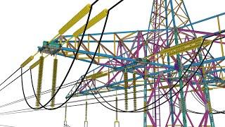 Tekla BIM Awards France 2020 : CHARIGNON - Ligne THT, Chamoson Chippis