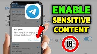 How To Enable Sensitive Content on Telegram | Turn On 18+ Explicit Content