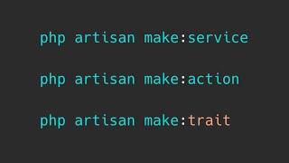 No Artisan Command for make:service? What To Do?