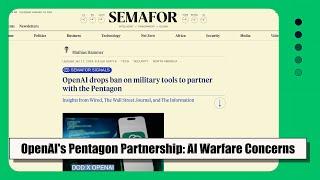 OpenAI's Controversial Partnership with The Pentagon: AI in Warfare Raises Concerns