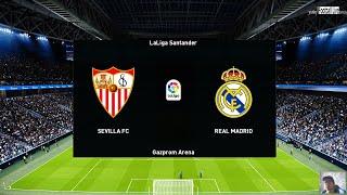 PES 2021 | Sevilla vs Real Madrid | LaLiga Santander | Full Mach GameplayPC