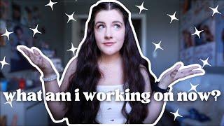 what am I working on now? & things going wrong... | writing vlog