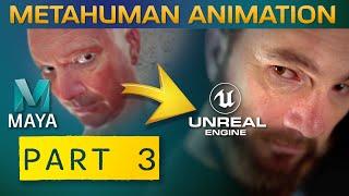 TUTORIAL: Simple METAHUMAN Animation (Maya/UE5.0.2) Part 3